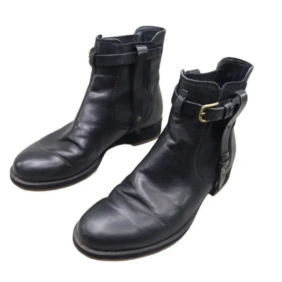 SOLD! ECCO Saunter Mid Cut Leather Chelsea Ankle Boots Sz EU37/US6 - 6.5 - Picture 8 of 16
